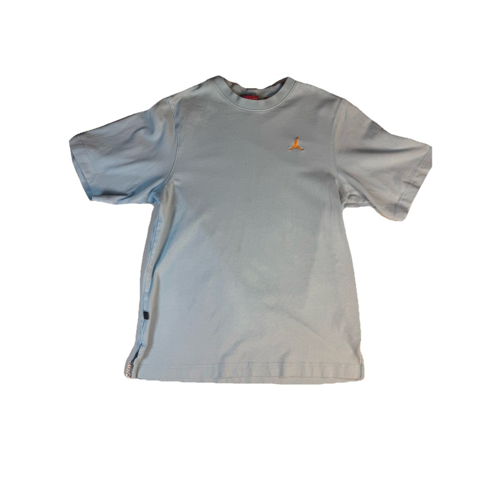 Nike air Jordan 7 VII Jumpman cement print Tee‎ blue shirt  Top